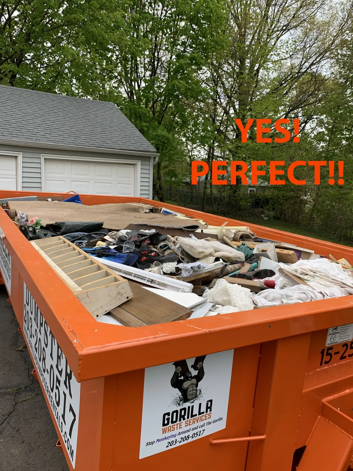 Correctly Loaded Dumpster Guidelines - Level Load